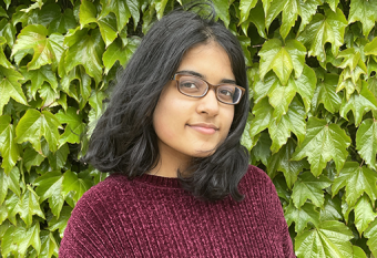 Chemical engineering student Chandraki Chatterjee, 2025 Smiley Scholarship recipient